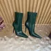 YSL Cassandre Side‑Zip Square‑Toe Ankle Boots 10.5cm Heel #B68440