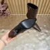 YSL Cassandre Side‑Zip Square‑Toe Ankle Boots 10.5cm Heel #B68443