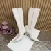 YSL Cassandre Side‑Zip Square‑Toe Knee‑High Boots 7cm Heel #B68434