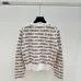  Chanel Women's Logo Knit Cardigan and Sweater in Striped Pattern #A54573