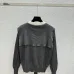 2025  Christian D-ior Women's Striking Striped Knit Crewneck Sweater with an Embroidered Star and Brand Logo #A54838