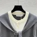2025  Christian D-ior Women's Striking Striped Knit Crewneck Sweater with an Embroidered Star and Brand Logo #A54838