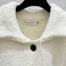 2025 D-ior Women's Wool Cardigan: Chic Collared Style with Functional Pockets and Exquisite Trim Details #A54856