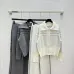 2025 D-ior Women's Wool Sweater and Skirt Sets  Elegant Zip   up Styles with Chic Striped Details for Fashion #A54861