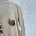 2025  Miu Miu Women's Striped Knit Polo Sweater with a Quarter-Zip or Button Placket and Miu Miu Logo #A54839