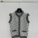 D-ior Ecru Cannage Knit Cropped Zip-Up Cardigan Timeless Luxury Piece #A54572