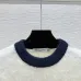 D-ior Women's Luxury Fluffy Knit Logo Sweater  Featuring Contrast Christian D-ior Signature Intarsia and Cozy Crew Neckline. #A56312