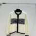 D-ior Women's Luxury Monogram Zip-Up Knit Bomber Jacket, Featuring Signature Oblique Jacquard and Two Convenient Front Pockets. #A56311