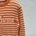 D-ior Women's Striped Crewneck Knit Sweater with Star and Logo #A54829