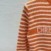 D-ior Women's Striped Crewneck Knit Sweater with Star and Logo #A54829