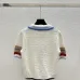 Fendi Women's FF Logo Jacquard Knit Short Sleeve Polo Sweater #A54570