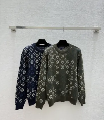 LV Women's Crewneck Sweaters  Monogram Pattern   Fair Isle Design in Dual Color Options for Luxury Fashion Lovers #A57760