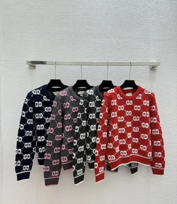 Sale Gucci Women's Crewneck Sweaters: Iconic Double G Pattern in Multi-Color Options for Luxury Fashion Enthusiasts #A57758