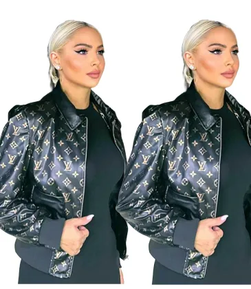 LV  monogram cropped jacket for women streetwear #B68733