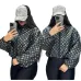 LV  monogram cropped jacket for women streetwear #B68734