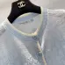 Dior Monogram Knit Short Sleeve Crew Neck Blouse #A63664