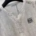 LOEWE Monogram Knit Short Sleeve Crew Neck Blouse #A63663