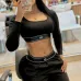 Alo Inspired 2 Piece Women's Yoga Workout Tracksuit Set #A63665