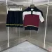 Casablanca Style Knit Polo Top &amp; Skirt Set, S-XL #A63520